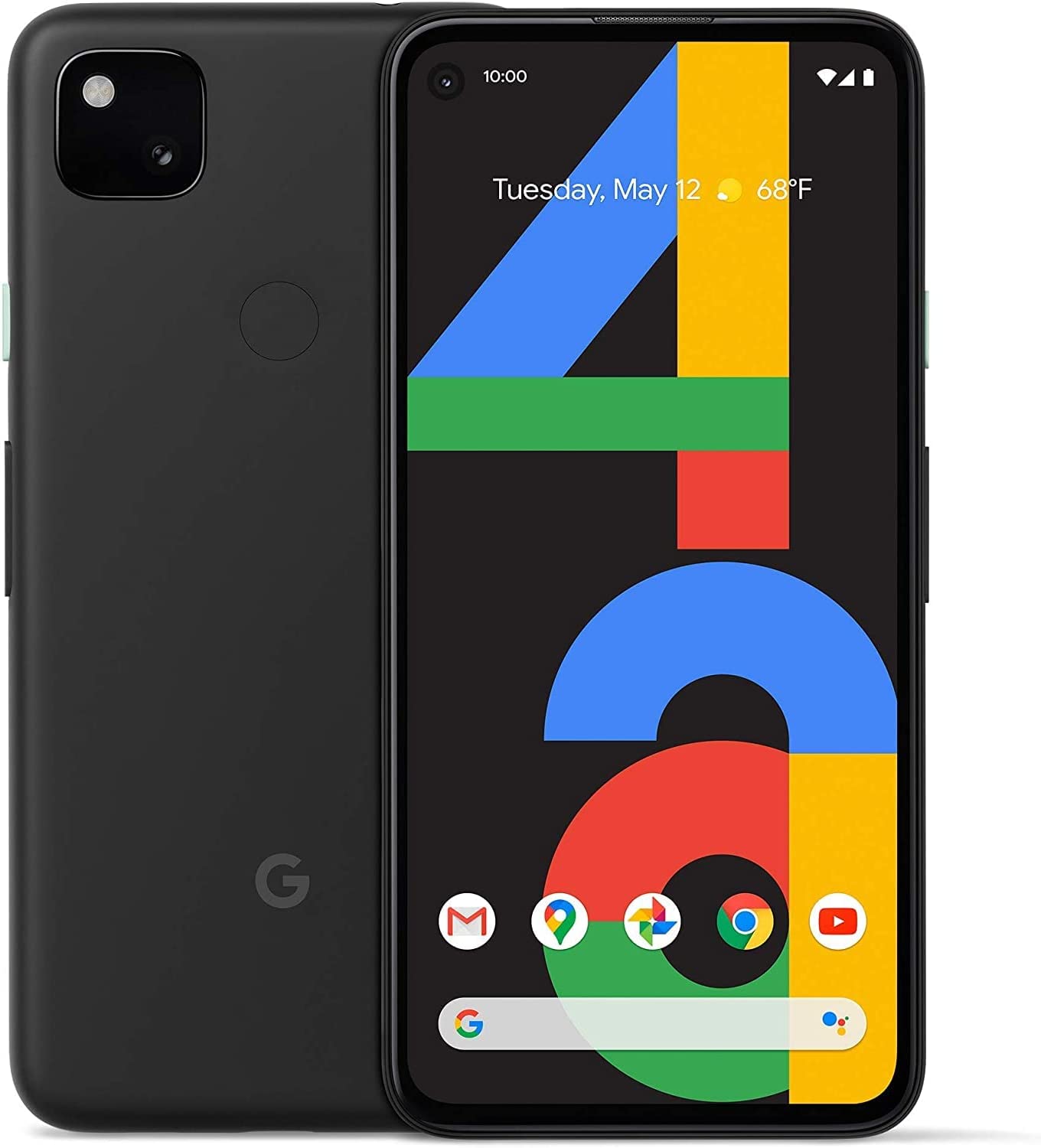 230816045234895_1 Google Pixel 4a Smartphone, 128GB Storage & Unlocked Cellular - Just Black (Renewed) - Image 1